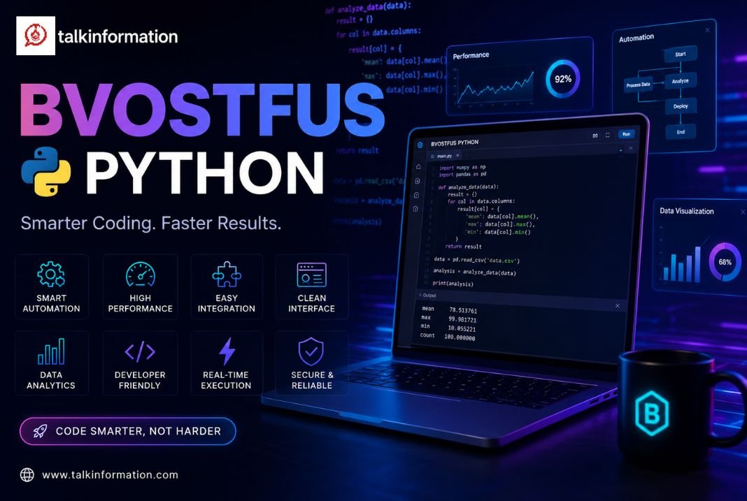 BVOSTFUS PYTHON: COMPLETE GUIDE, FEATURES, BENEFITS & LEARNING PATH