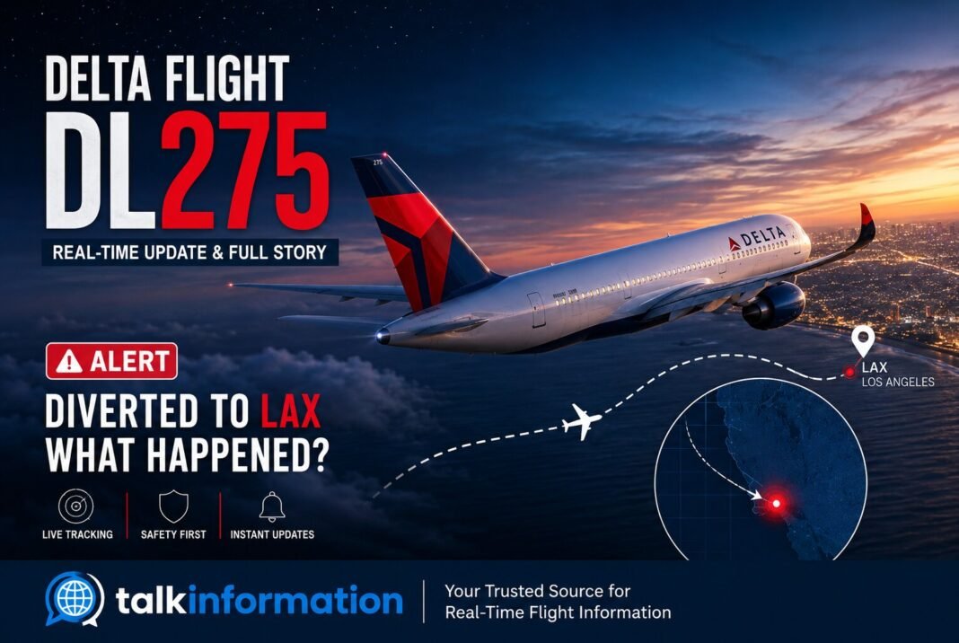 Delta Flight DL275 Diverted to LAX Engine Issue, Passenger Impact & Aviation Safety Explained
