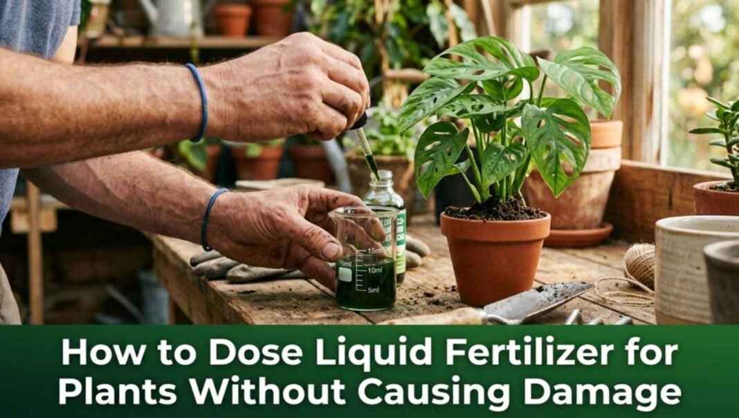 How to Dose Liquid Fertilizer for Plants Without Causing Damage